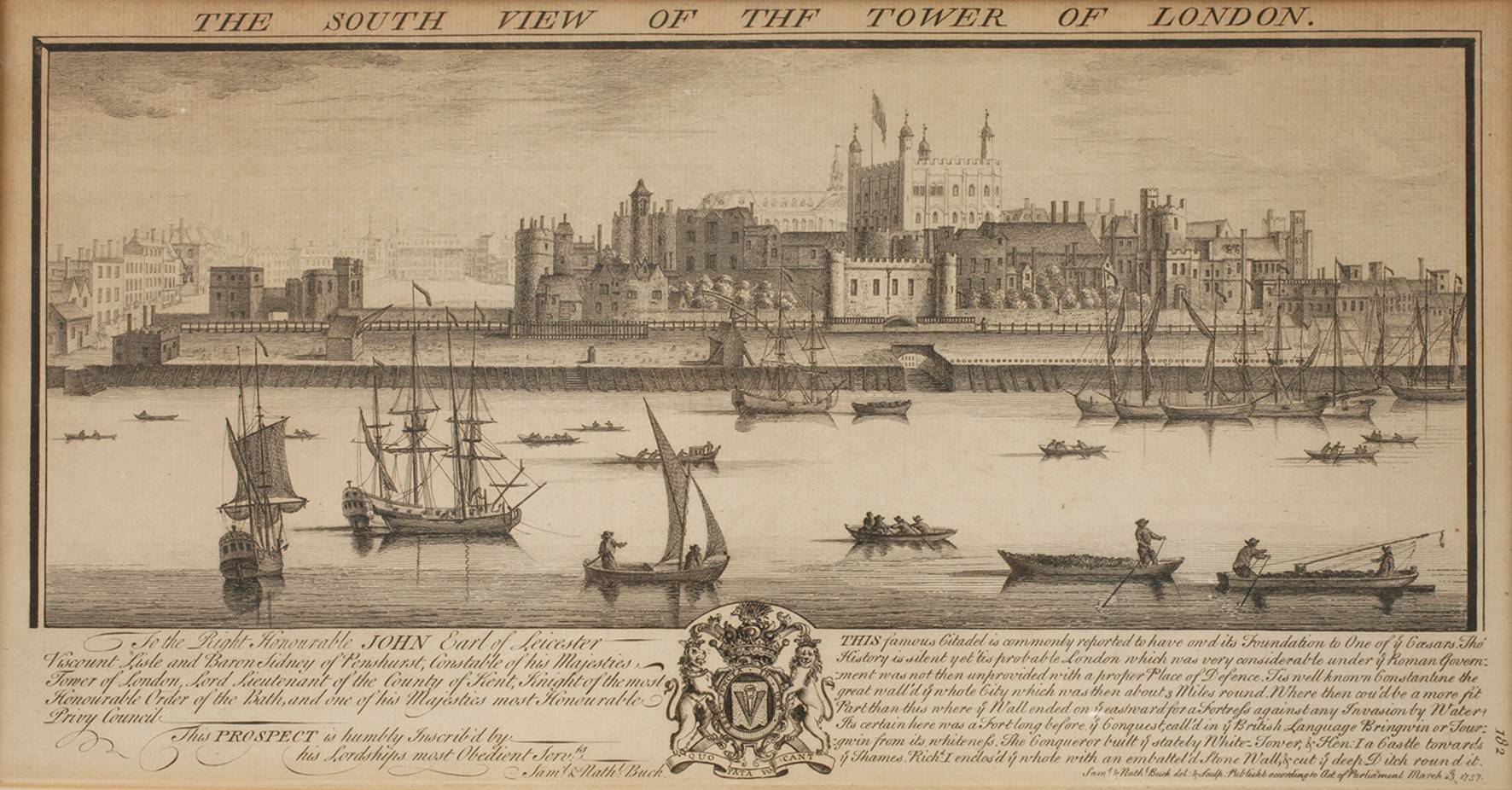 Nathaniel Buck, Tower von London