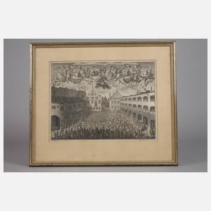 Philipp Andreas Kilian, Ansicht des Annakollegs in Augsburg