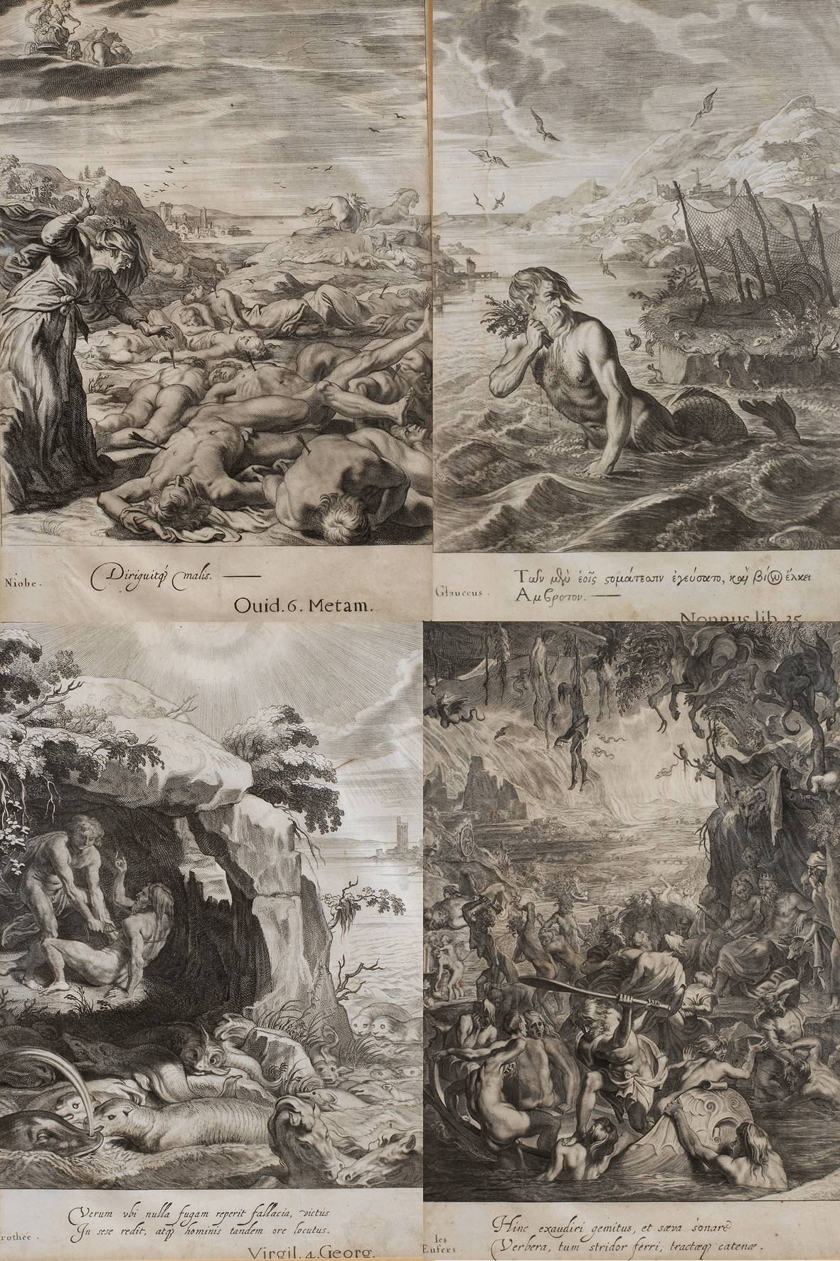 Illustrationen zu ”Tableaux du Temple des Muses”