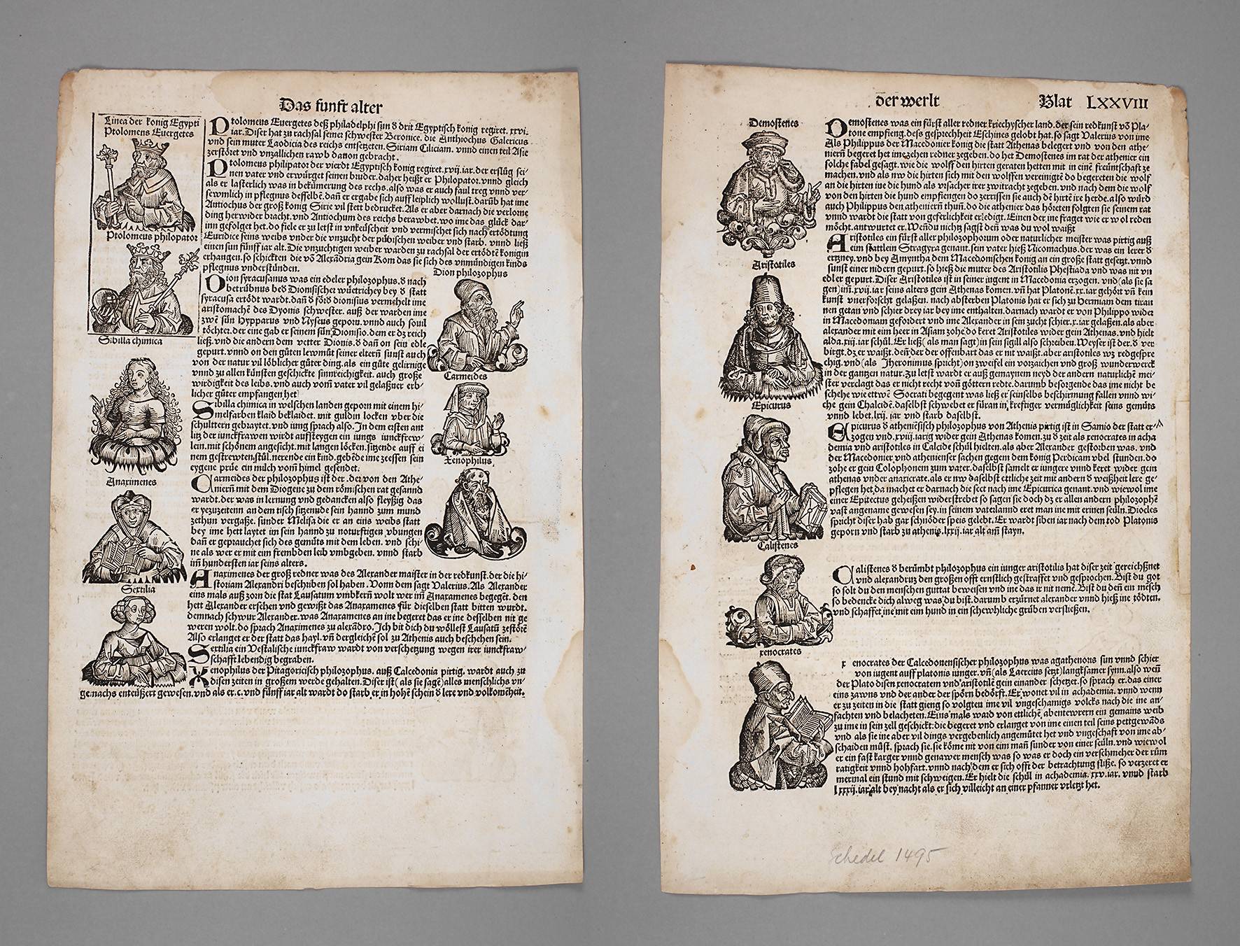 Buchseite Schedelsche Weltchronik