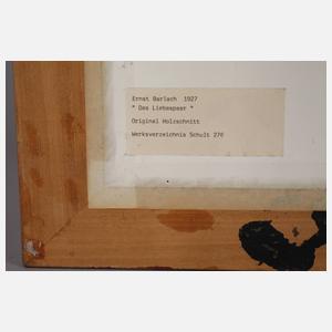 Ernst Barlach, ”Das Liebespaar”