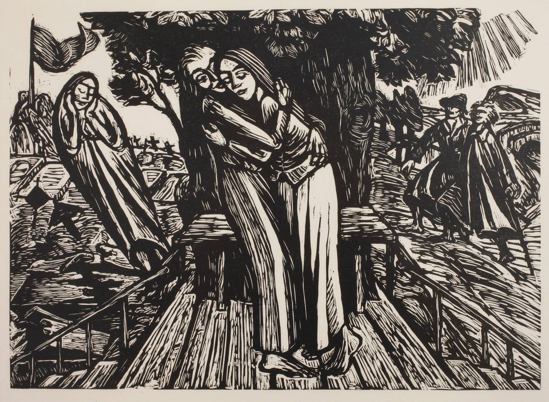 Ernst Barlach, ”Das Liebespaar”