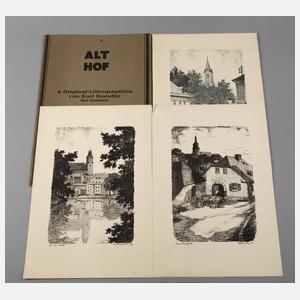 Karl Brandler, drei Ansichten Hof/Saale