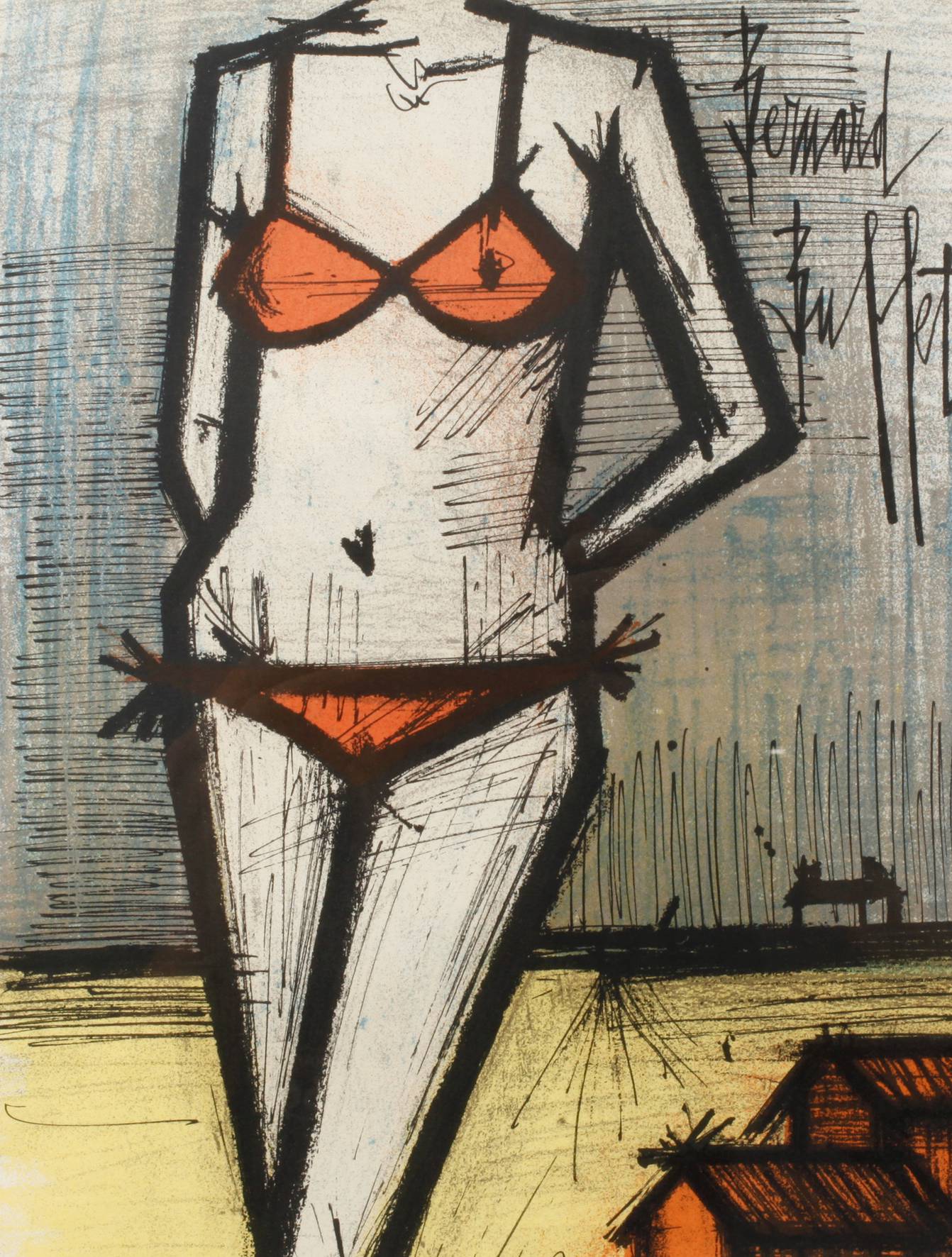 Bernard Buffet, ”Orange Bikini”
