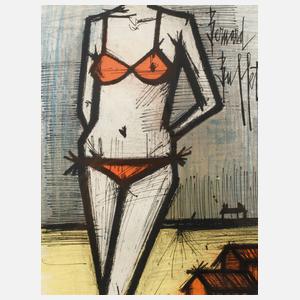 Bernard Buffet, ”Orange Bikini”
