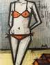 Bernard Buffet, ”Orange Bikini”