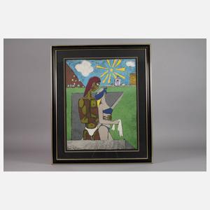 Jean Cocteau, ”Couple au soleil”