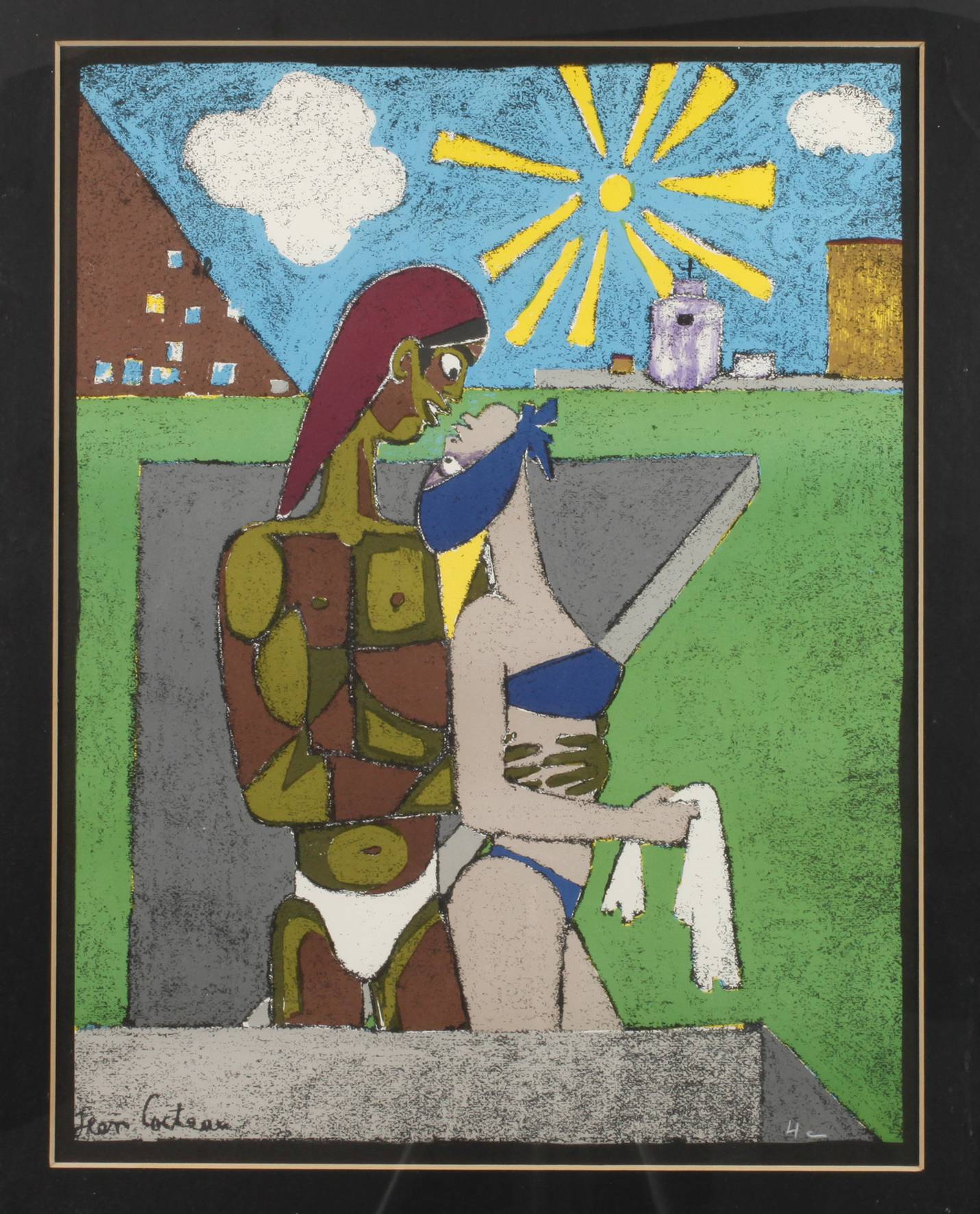 Jean Cocteau, ”Couple au soleil”