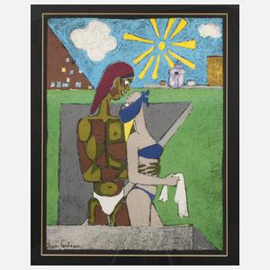 Jean Cocteau, ”Couple au soleil”