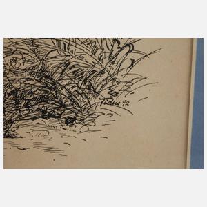 Fidus, Mädchen mit Hirsch