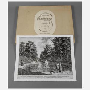 Johann Dietrich Findorff, posthumes Mappenwerk Schloss Ludwigslust