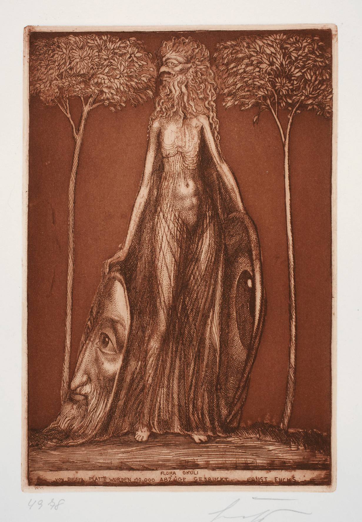 Prof. Ernst Fuchs,  ”Flora Okuli”