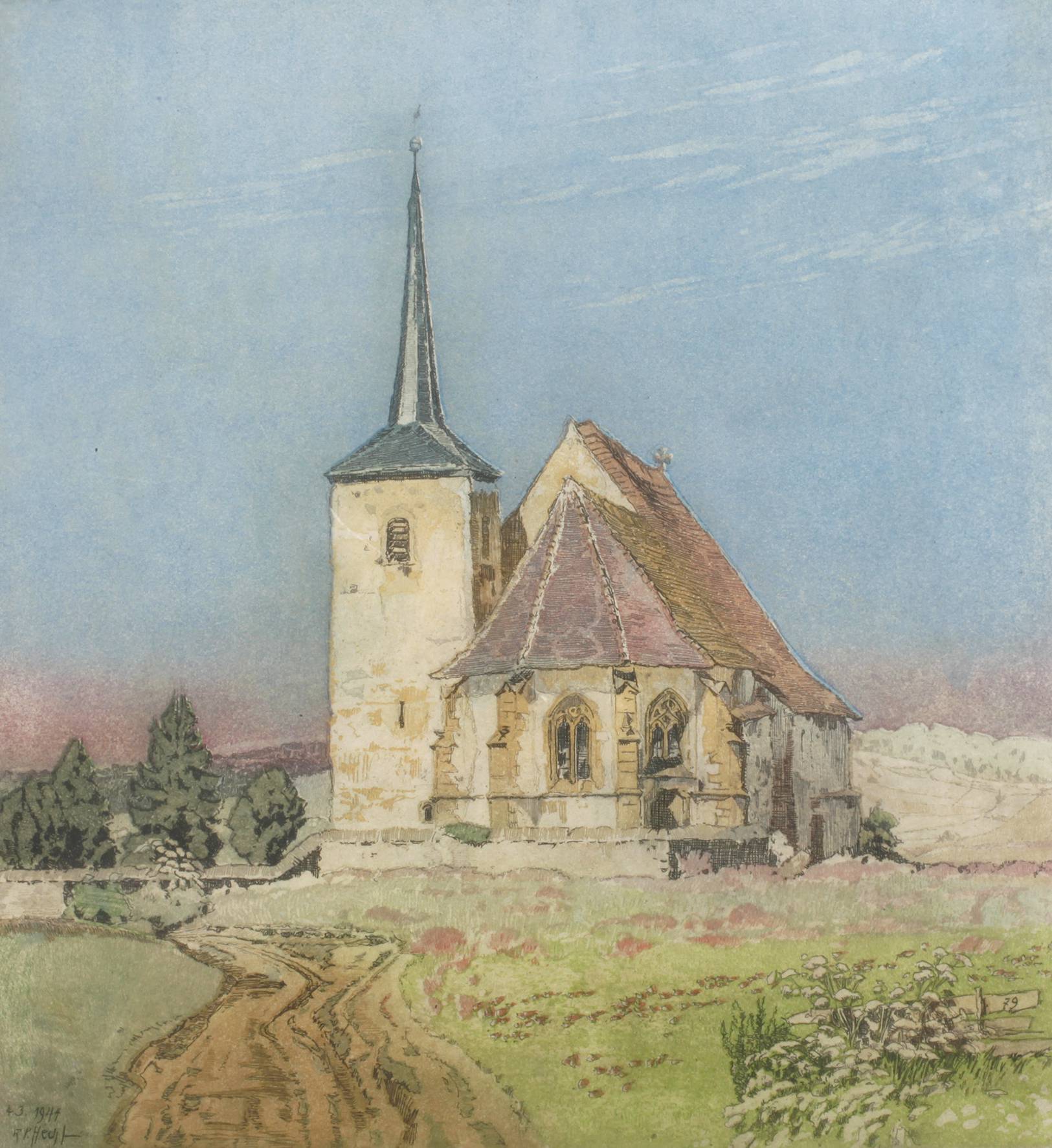 R. P. Hecht, Kirche St. Margarete bei Hohenfeld