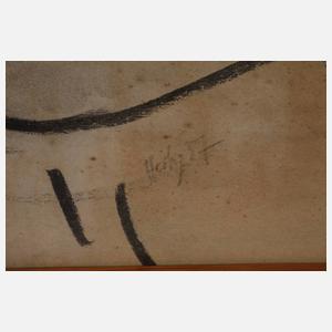 Prof. Otto Herbig, Schlafende Mutter mit Kind