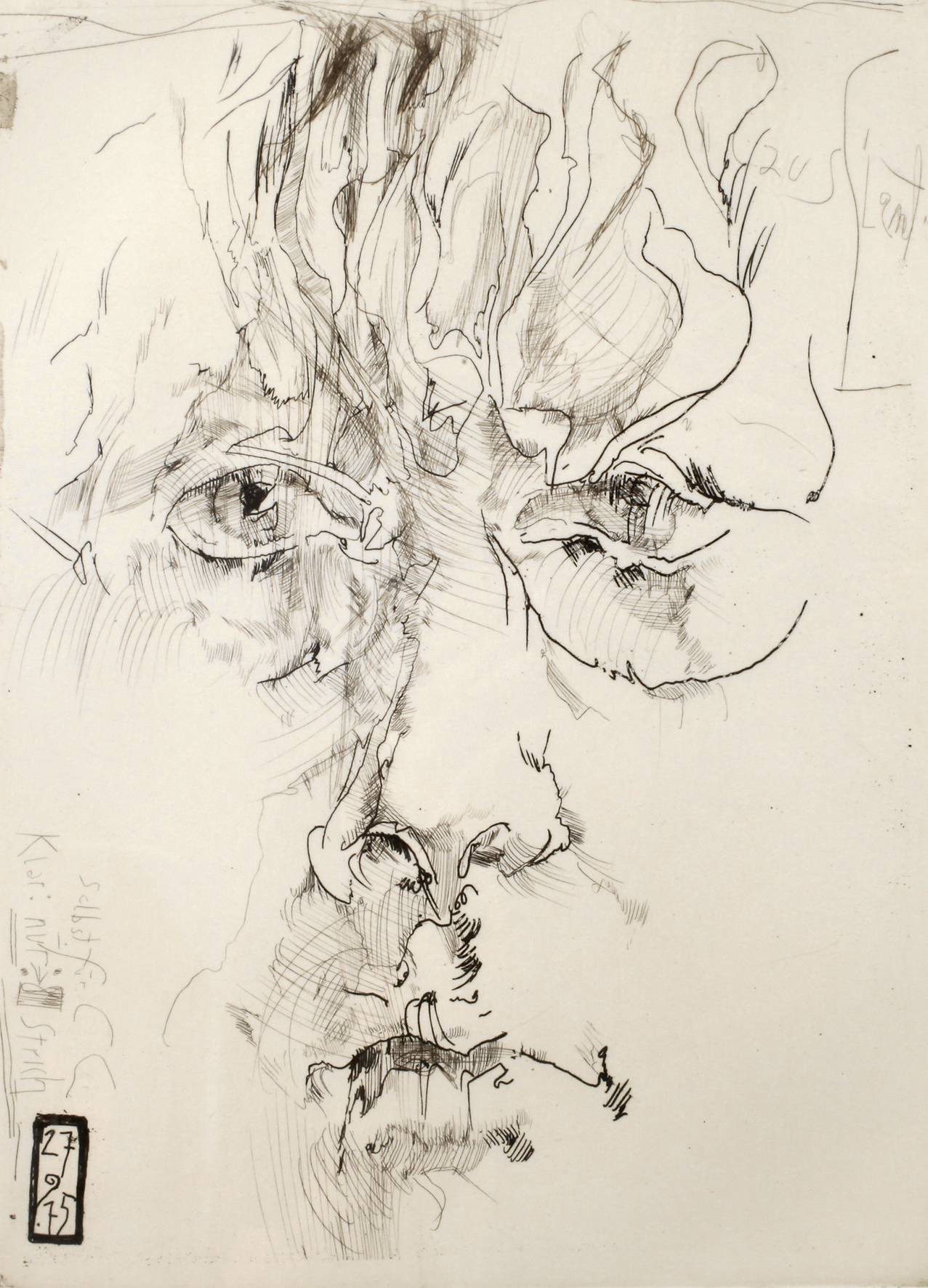 Horst Janssen, Selbstbildnis