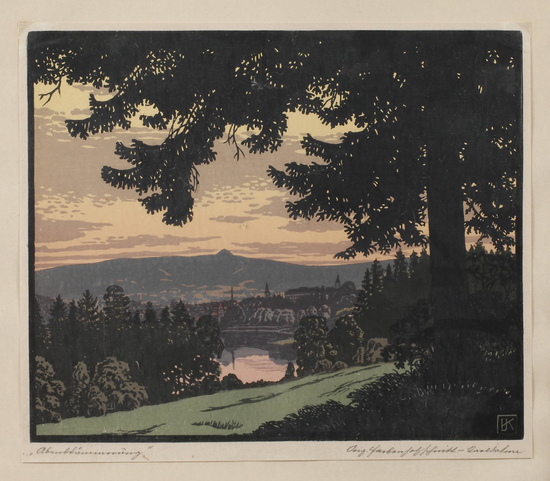 Karl Johne, ”Abenddämmerung”