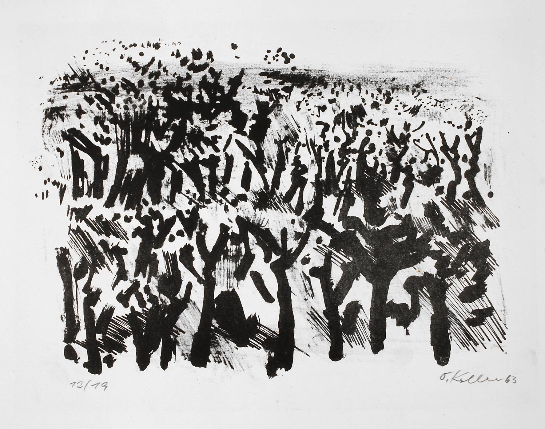 Prof. Oskar Koller, Blick auf ein Feld