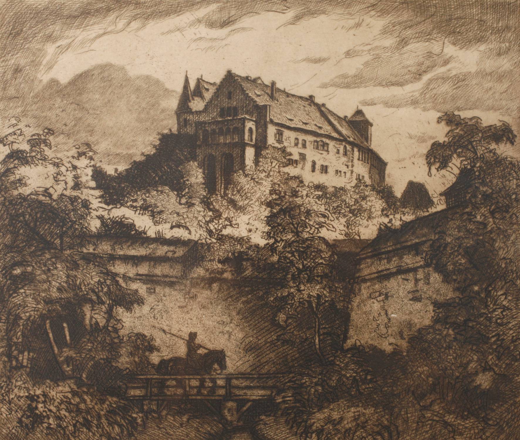 Hans-Heinrich Müller-Werther, ”Burg in Nürnberg”