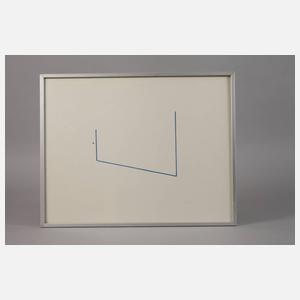 Fred Sandback, Blauer Winkel