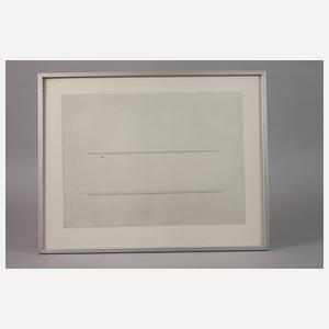 Fred Sandback, waagerechte Linien