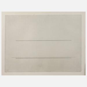 Fred Sandback, waagerechte Linien