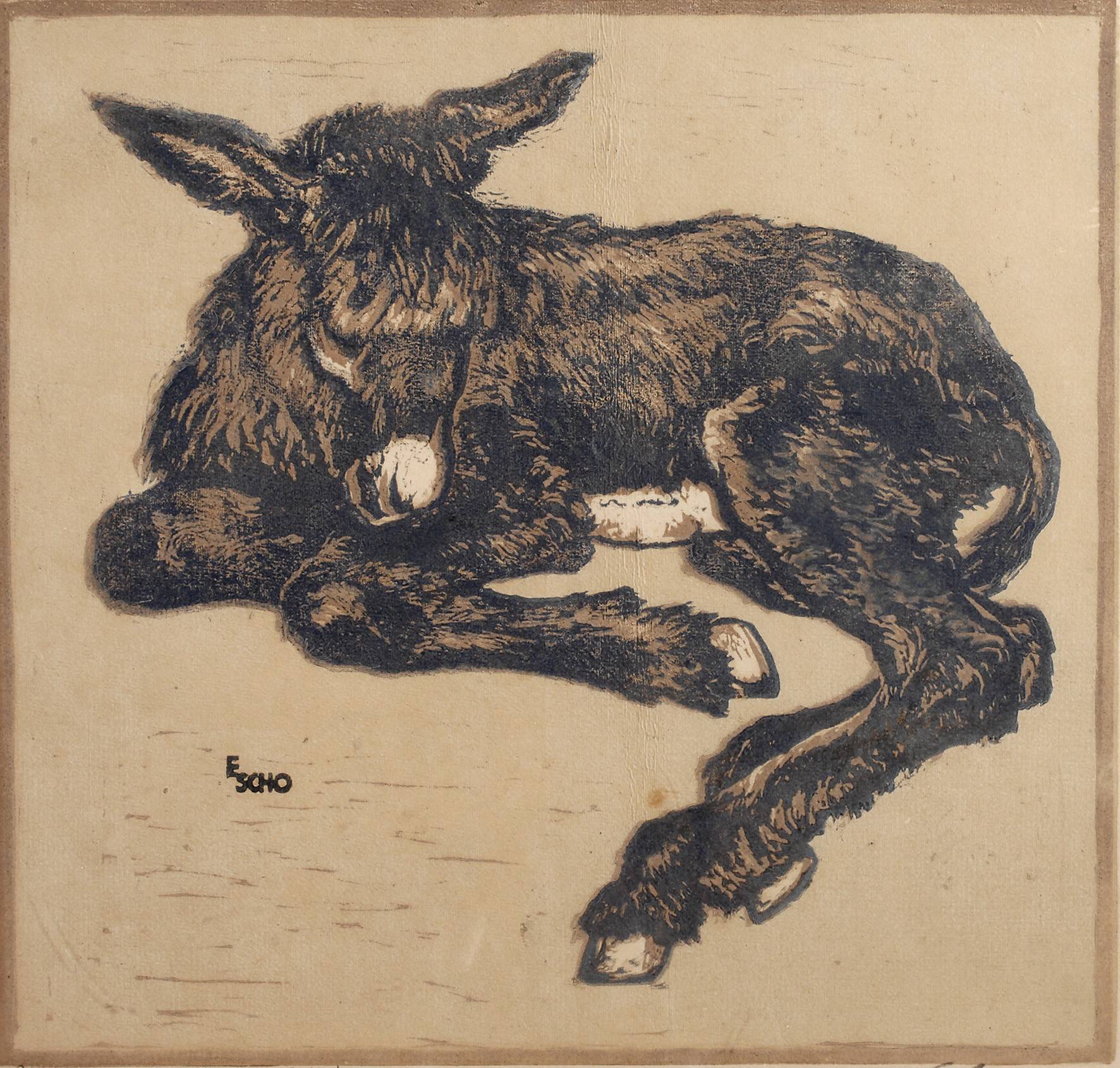 Prof. Engelbert Schoner, ”Junger Esel”