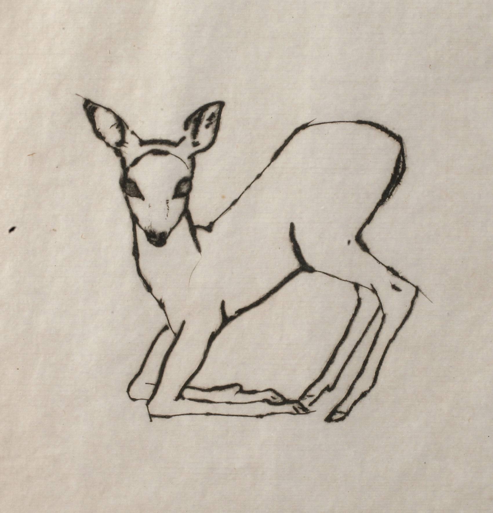 Prof. Renée Sintenis, Kniendes Reh