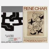 Chillida und Char – zwei Plakate Maeght111