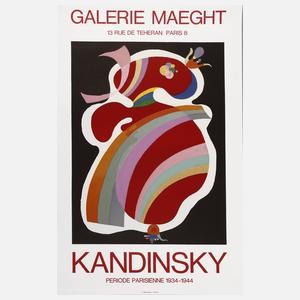 Prof. Wassili Kandinsky, Ausstellungsplakat