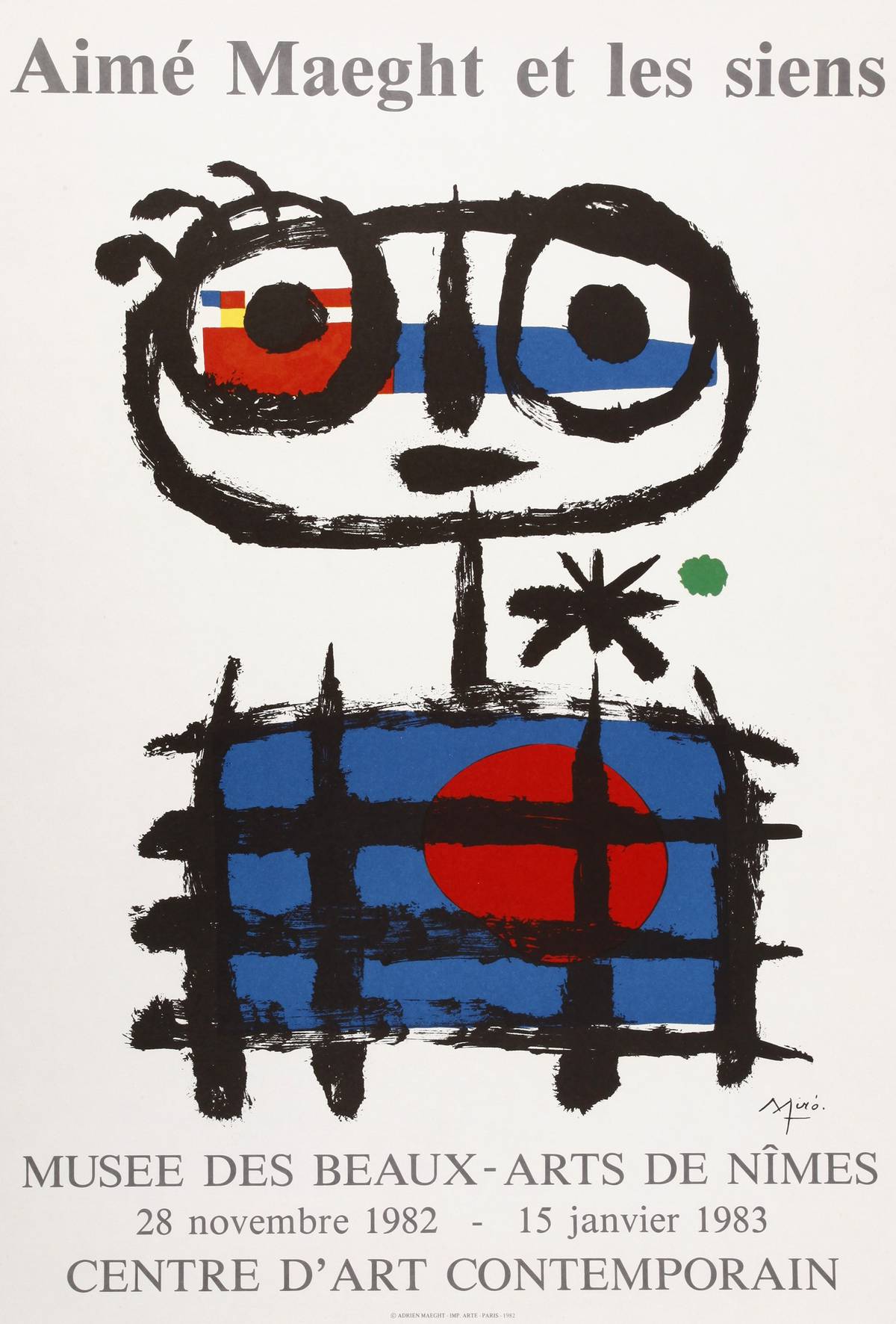 Joan Miró, Originalgraphisches Plakat