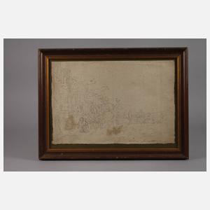 Nach Philips Wouwerman, Beim Hufschmied