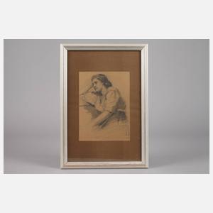 Prof. Carl Hoff, Mädchenbildnis