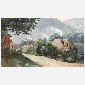 Oscar Schulz, Thüringer Sommerlandschaft