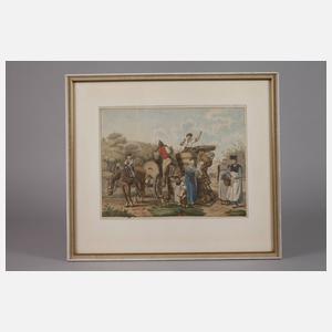 Weinbauern bei der Weinlese