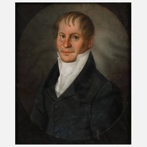 Herrenportrait Biedermeier