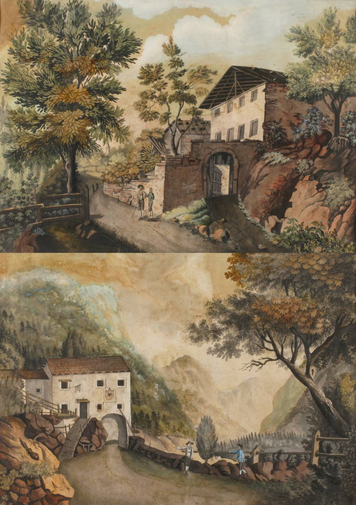 Gebirgsdorfansichten