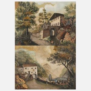 Gebirgsdorfansichten