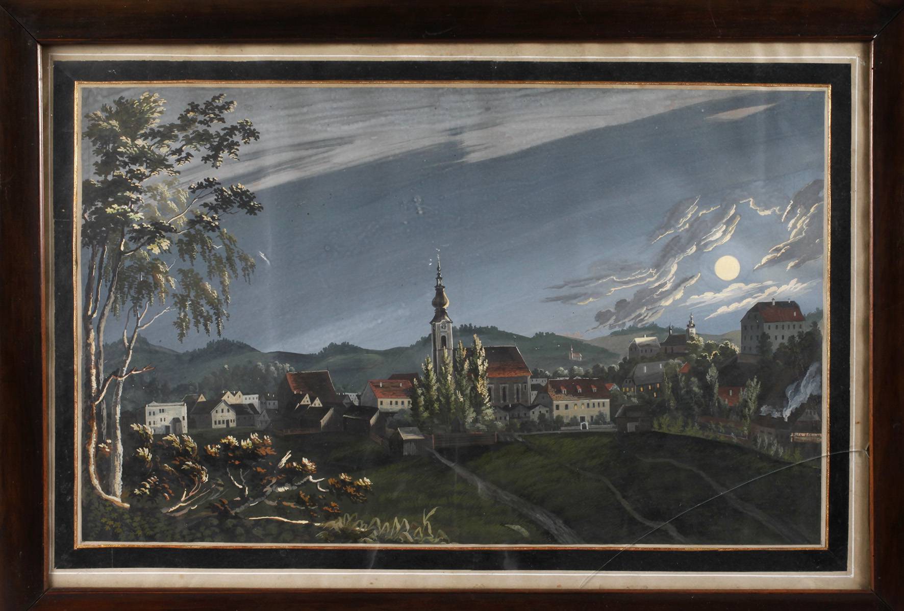 Nächtliche Stadtansicht