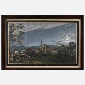 Nächtliche Stadtansicht