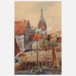 W. Albertsen, Am Hafen