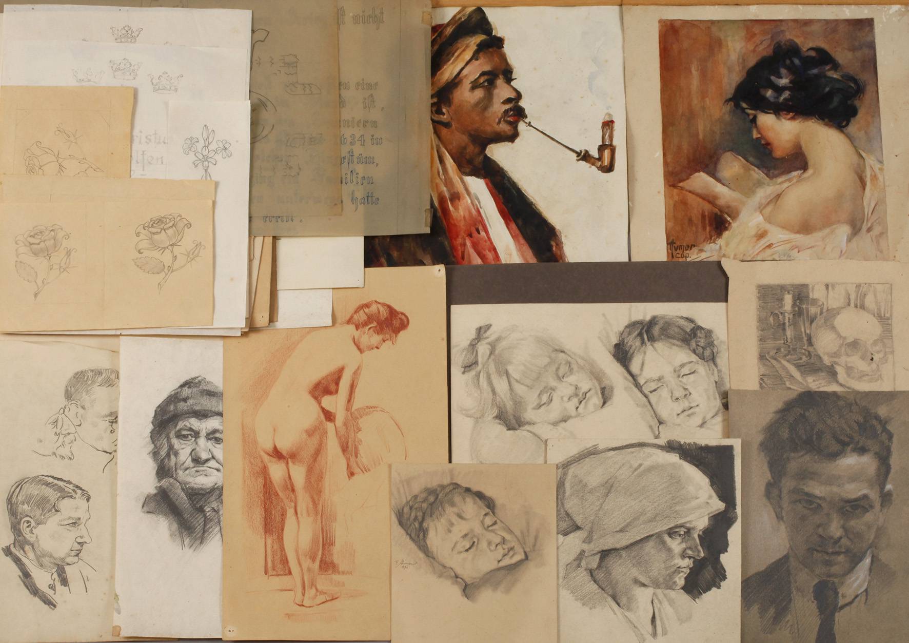 Franz Aumer, Sammlung Zeichnungen