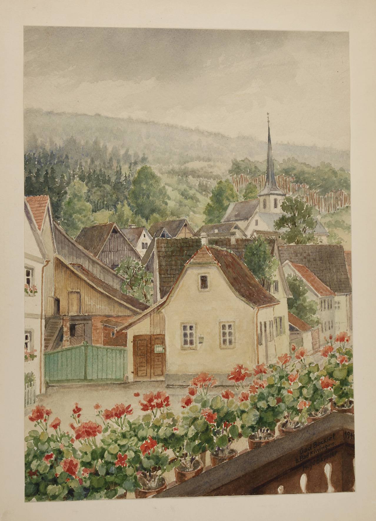 Prof. Hugo Bäppler, Ansicht Bad Bocklet