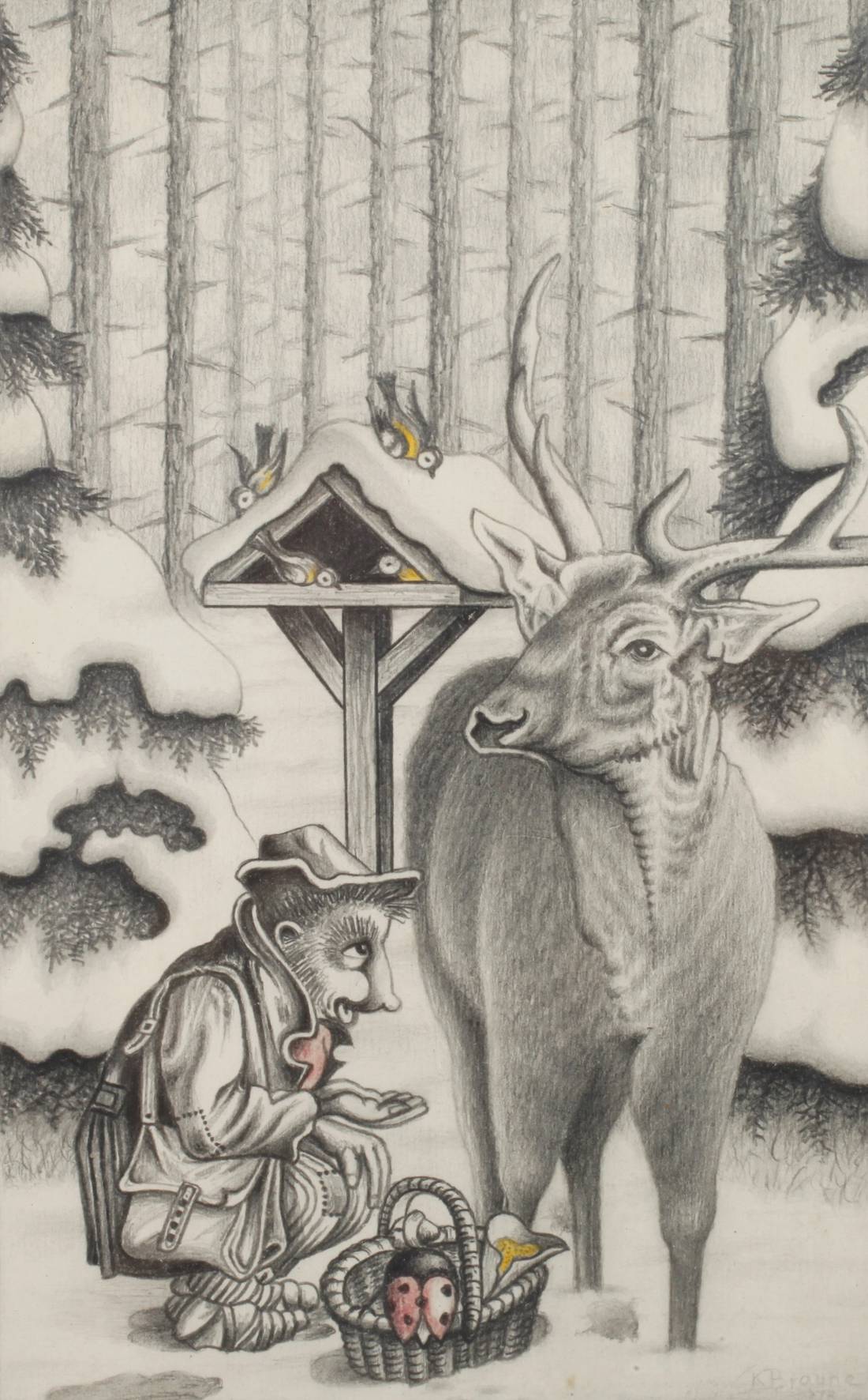 Kurt Braune, Bescherung im Wald