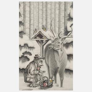 Kurt Braune, Bescherung im Wald