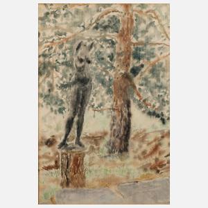 Prof. Fritz Cremer, Skulptur im Garten