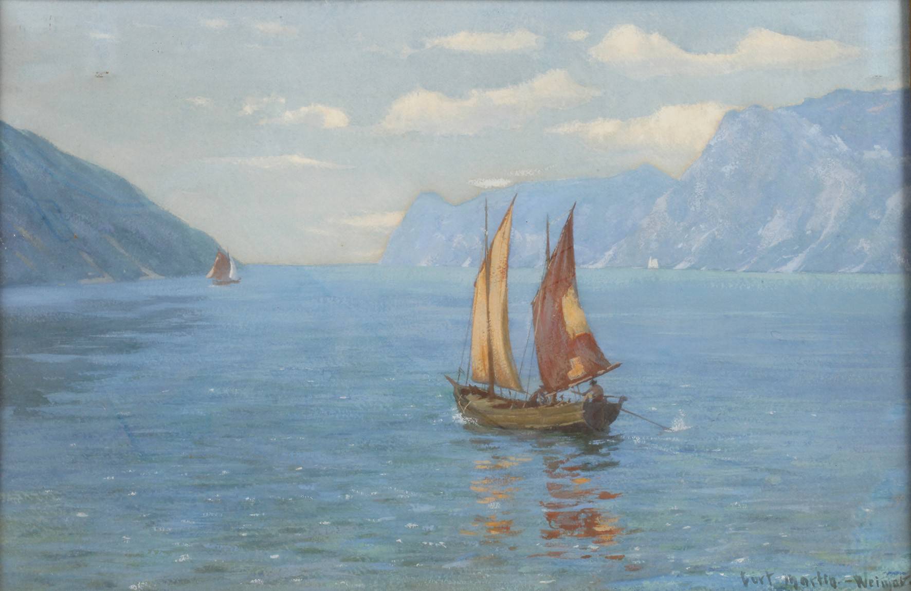 Curt Martin, Ansicht Gardasee