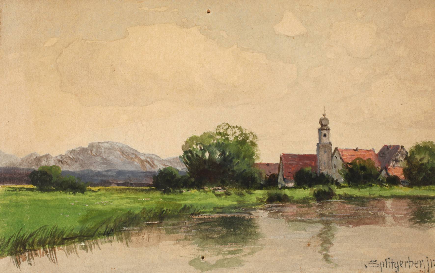 Fritz Splitgerber, Im Voralpenland