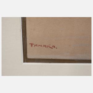 Kaneijro Tanaka, attr., Abendliche Flusslandschaft