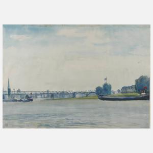 ”Der Rhein bei Düsseldorf”