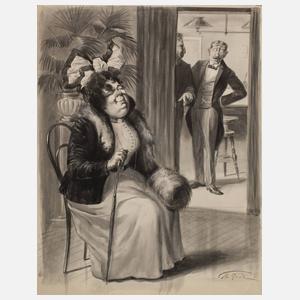 Theodor Grätz, Der Besuch